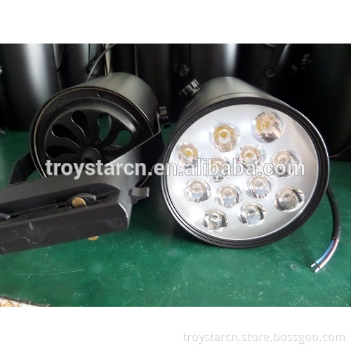 Most powerful cheapest high power led track spotlight 12W for commercial lighting with 3 years warranty